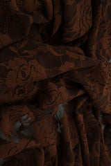 Solid Lace Fabric in Black