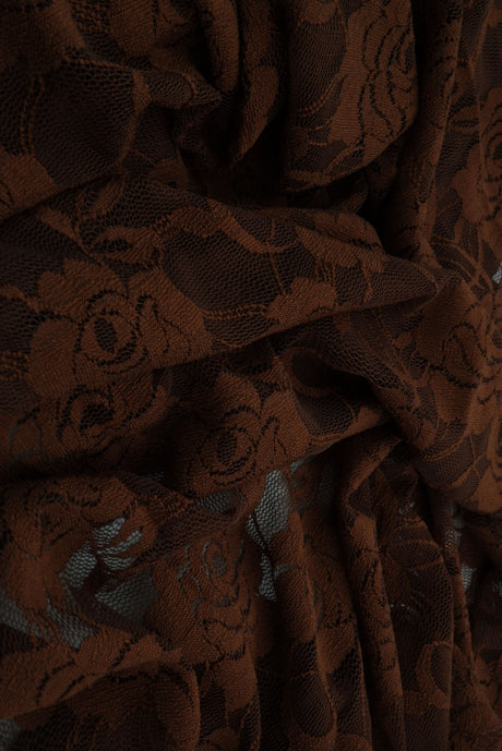 Solid Lace Fabric in Black