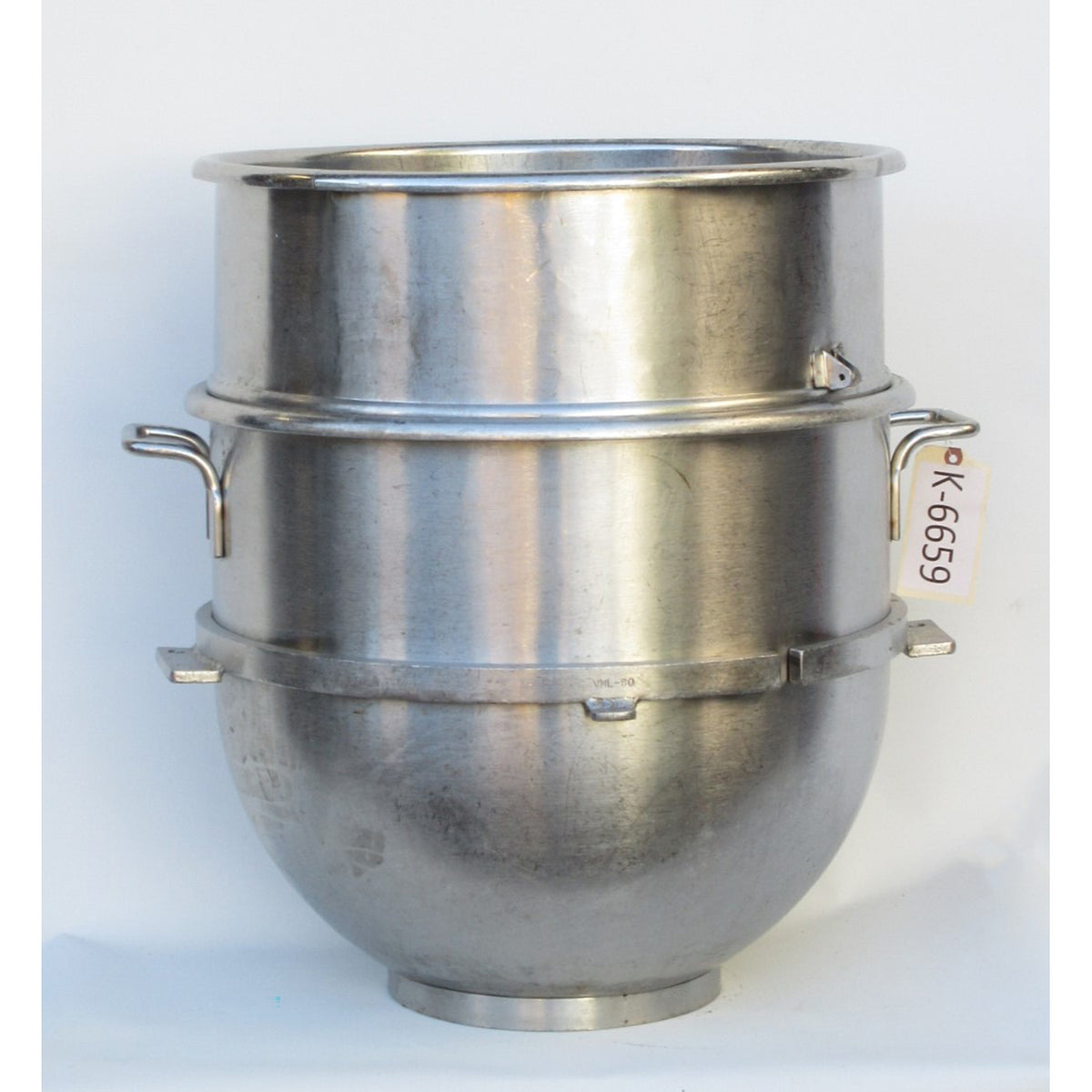 Hobart 00-438104-00002 Mixer Bowl With Extender 80 Qt, Used Excellent Condition