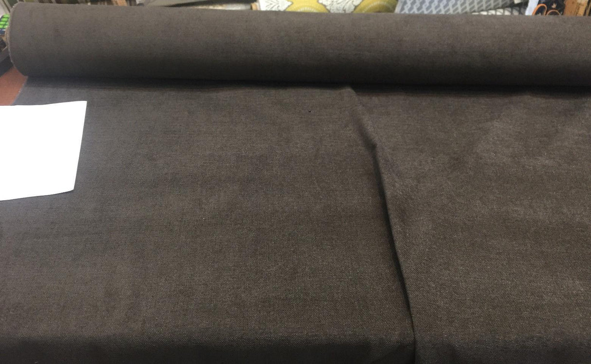 Melano Espresso Chenille Fabric - Espresso, 57" Width (1 Yard)