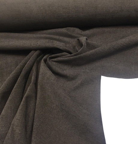 Melano Espresso Chenille Fabric - Espresso, 57" Width (1 Yard)