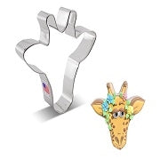 Cookie Cutter Giraffe Face 4-1/2" - 8365A