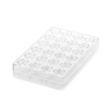 Silikomart Tritan SEMISFERA-P Chocolate Mold, 24 Cavities