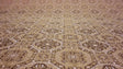 Westport Gold Polyester Jacquard Fabric - Gold Geometric Traditional, 57" Width (1 Yard)