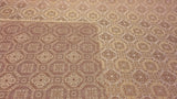 Westport Gold Polyester Jacquard Fabric - Gold Geometric Traditional, 57" Width (1 Yard)