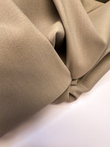 Virgin Wool Twill Beige