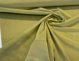 Modern Velvet Polyester Fabric - Aloe Green Upholstery, 56" Width (1 Yard)