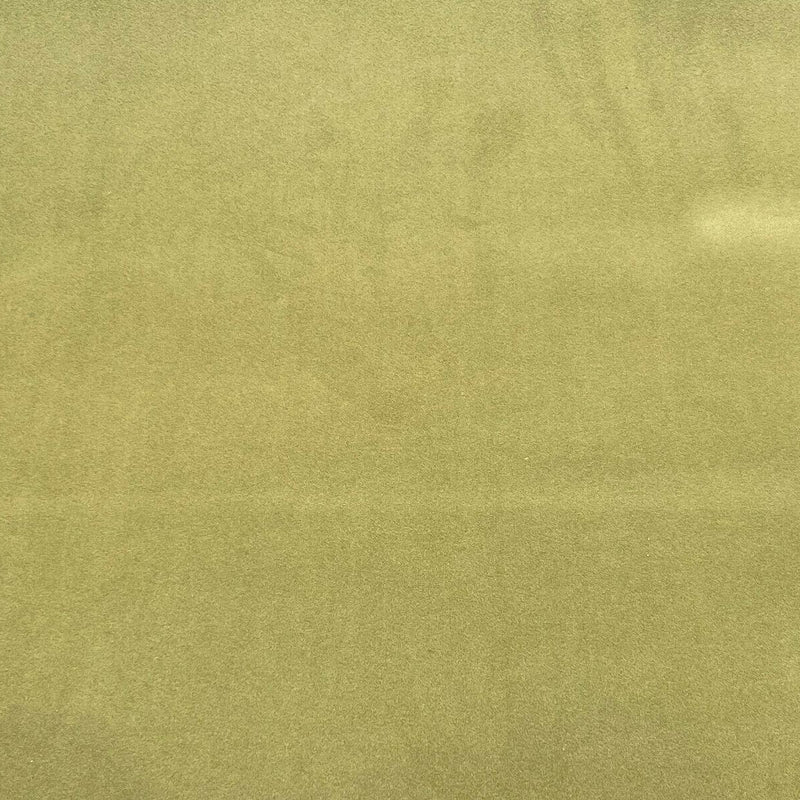 Modern Velvet Polyester Fabric - Aloe Green Upholstery, 56" Width (1 Yard)