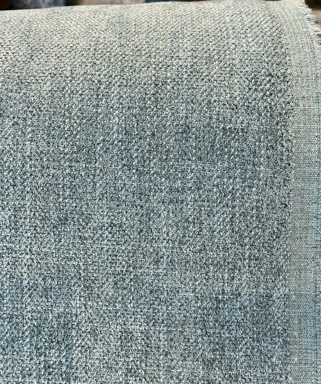 Eko Capri Blue Italian Performance Chenille Fabric - Capri Blue, Upholstery Fabric, 56" Width (1 Yard)