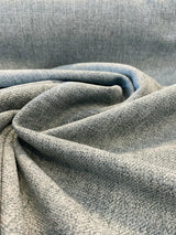Eko Capri Blue Italian Performance Chenille Fabric - Capri Blue, Upholstery Fabric, 56" Width (1 Yard)