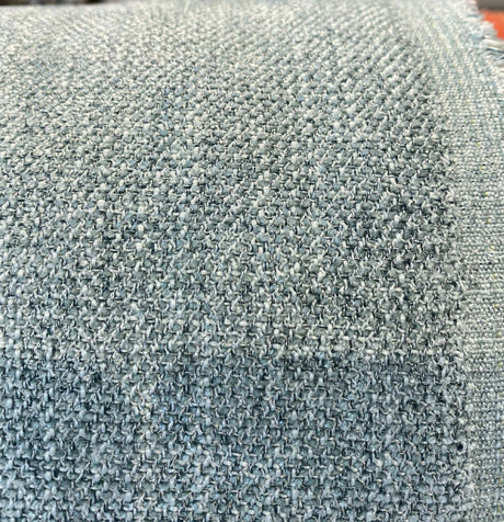 Eko Capri Blue Italian Performance Chenille Fabric - Capri Blue, Upholstery Fabric, 56" Width (1 Yard)