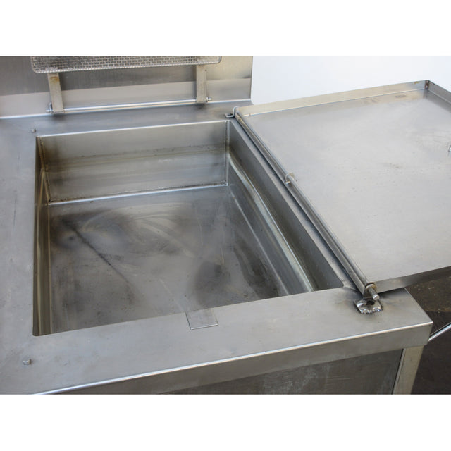 Lucks G1826 Gas Donut Fryer with Filtration System, Used Excellent Condition