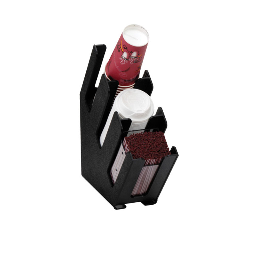 Dispense Rite Countertop Cup and Lid Organizer, 3 Section