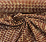 Touro Chenille Upholstery Fabric - Rustic Red Basketweave, 54" Width (1 Yard)