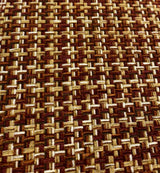 Touro Chenille Upholstery Fabric - Rustic Red Basketweave, 54" Width (1 Yard)