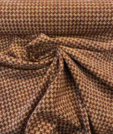 Touro Chenille Upholstery Fabric - Rustic Red Basketweave, 54" Width (1 Yard)