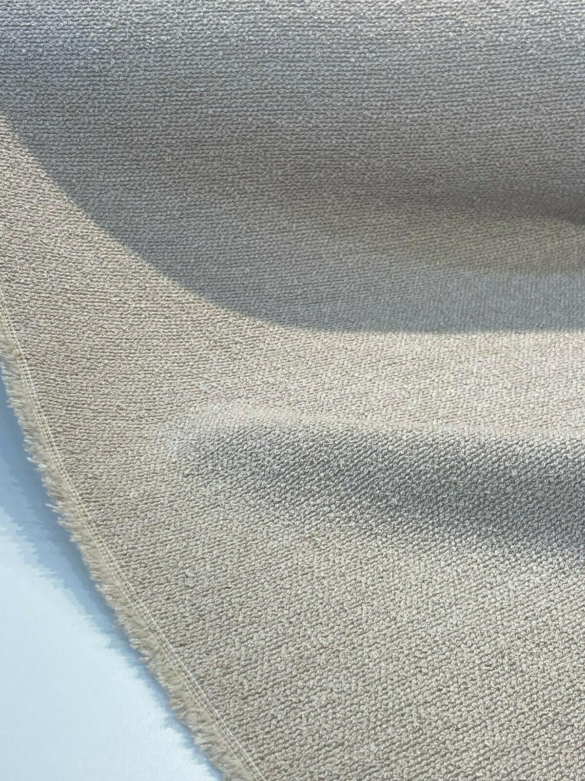 Sunbrella Outdoor Boucle Twist Acrylic Fabric - Beige Boucle Texture, 54" Width (1 Yard)