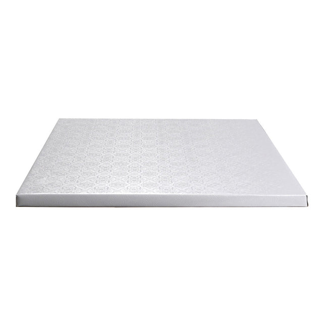 O'Creme Square White Cake Drum Board, 20" x 1/2" - Pack of 5