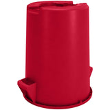 Carlisle Bronco Red Round Waste Container, 20 Gallon