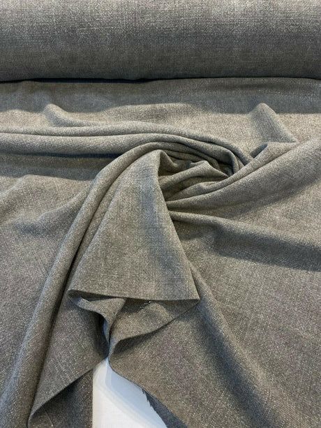 Belgian Linen Drifter Linen Fabric - Vintage Gray, Shabby Chic, 56" Width (By The Yard)