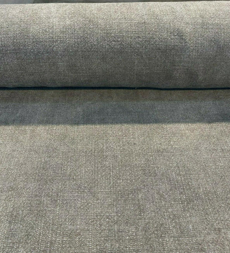 Belgian Linen Drifter Linen Fabric - Vintage Gray, Shabby Chic, 56" Width (By The Yard)