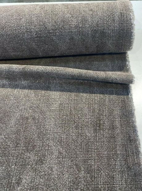 Belgian Linen Drifter Relic Linen Fabric - Relic Bronze, Shabby Chic, 56" Width (1 Yard)