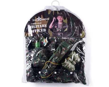 Military Forces Role Play Dress Up Costume Set