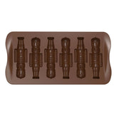 Silikomart Nutcracker Silicone Chocolate Mold, 6 Cavities