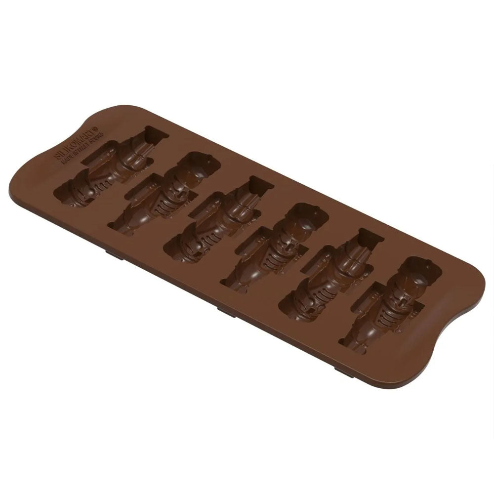 Silikomart Nutcracker Silicone Chocolate Mold, 6 Cavities