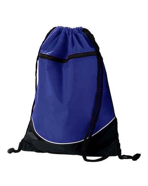 Tri-Color Drawstring Backpack