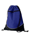 Tri-Color Drawstring Backpack