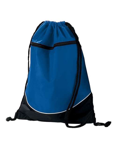 Tri-Color Drawstring Backpack