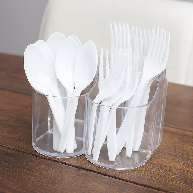 Heavy Duty Plastic Cutlery Caddy