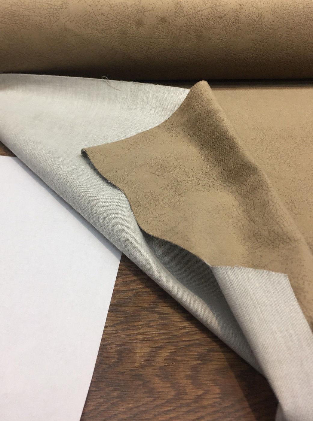 Textured Super Velvet Fabric - Taupe, 56" Width, Horizontal Repeat 16", Vertical Repeat 15" (1 Yard)