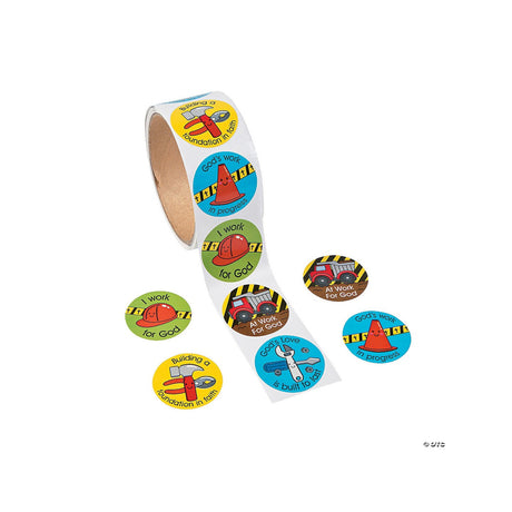 God At Work Sticker Roll 100 Pc.