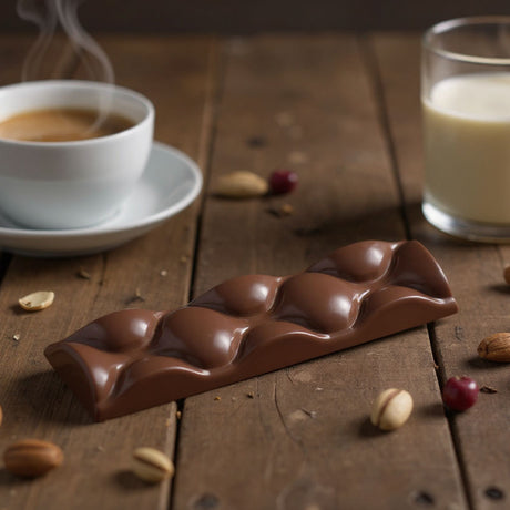 Chocolate World Bar with Domes Polycarbonate Chocolate Mold, 6 Cavities