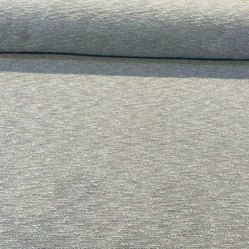 Sunbrella Outdoor Silken Boucle Acrylic Fabric - Gray Boucle, 54" Width (1 Yard)