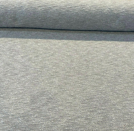 Sunbrella Outdoor Silken Boucle Acrylic Fabric - Gray Boucle, 54" Width (1 Yard)