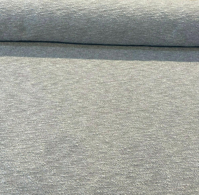Sunbrella Outdoor Silken Boucle Acrylic Fabric - Gray Boucle, 54" Width (1 Yard)
