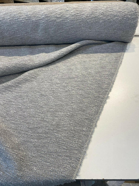 Sunbrella Outdoor Silken Boucle Acrylic Fabric - Gray Boucle, 54" Width (1 Yard)