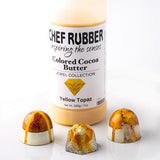 Chef Rubber Yellow Topaz Jewel Cocoa Butter, 7 oz.