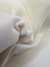 Viscose Cotton Pile Fabric White