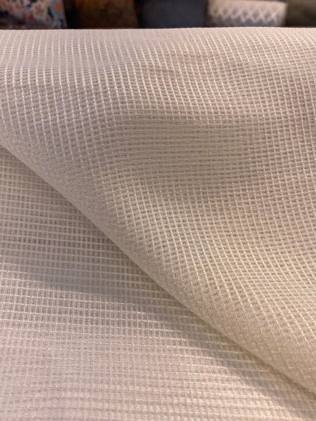 P Kaufmann Natural Sheer Tiny Net Polyester Fabric - Natural Sheer Net, 118" Width (By The Yard)