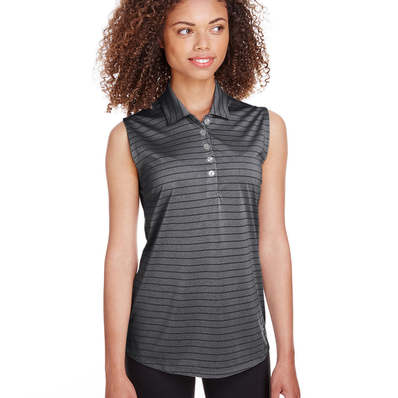 Ladies' Rotation Stripe Sleeveless Polo