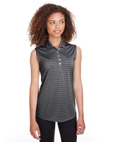 Ladies' Rotation Stripe Sleeveless Polo