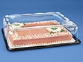 19x14x4 Plastic Cake Box - 5 Pack