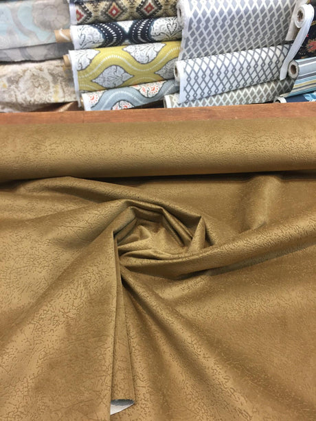 Amber Textured Super Velvet Fabric - Amber Textured, 56" Width (1 Yard)
