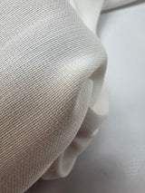 Cotton White Casual Fabric