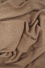 Jacquard Cable Knit Sweater Fabric