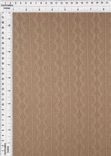 Jacquard Cable Knit Sweater Fabric